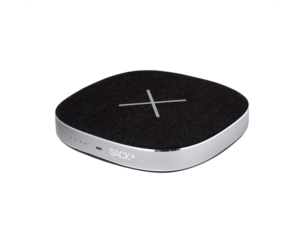 SACKit CHARGEit Qi Charger & Powerbank, schwarz, 60400