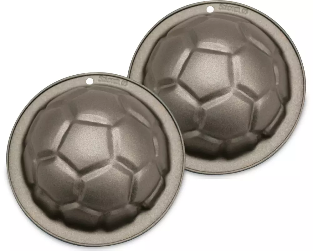 Städter Backform Pepe der Fussball Mini 8.5 x 4 cm, 2 Stück