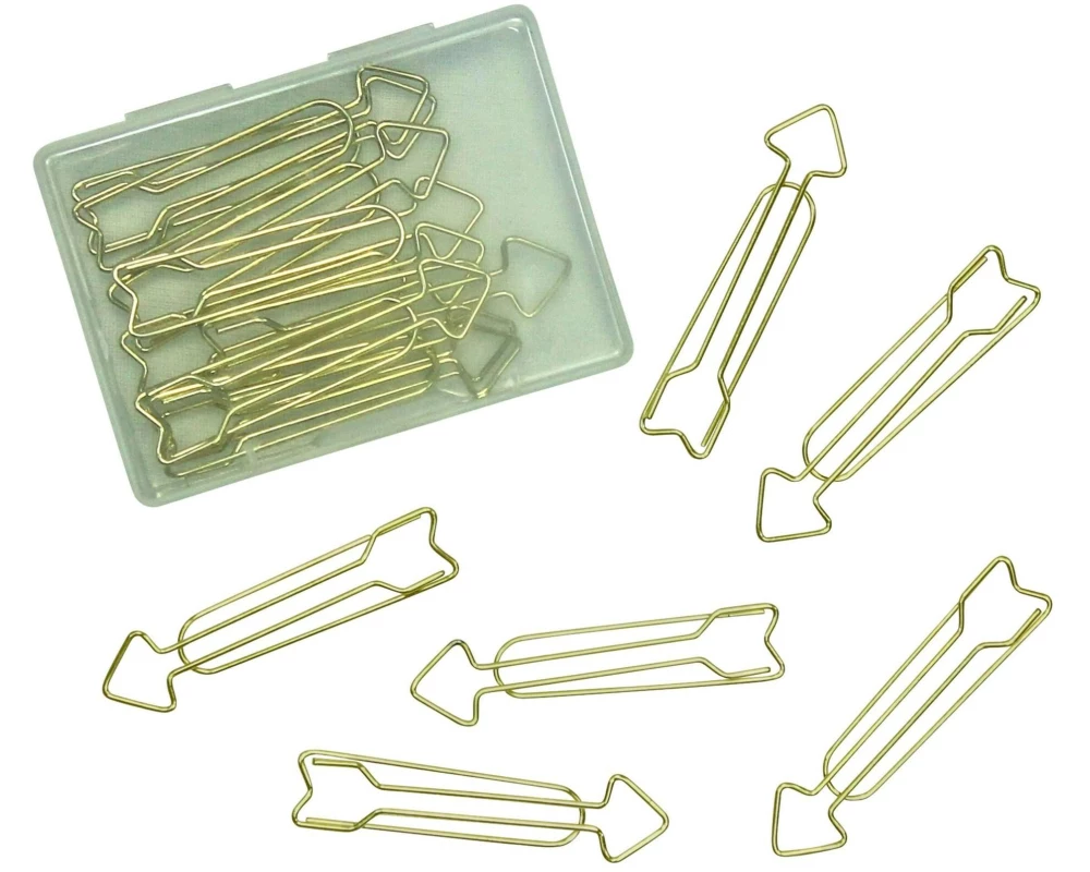 Papierdrachen Pfeil Gold Metall