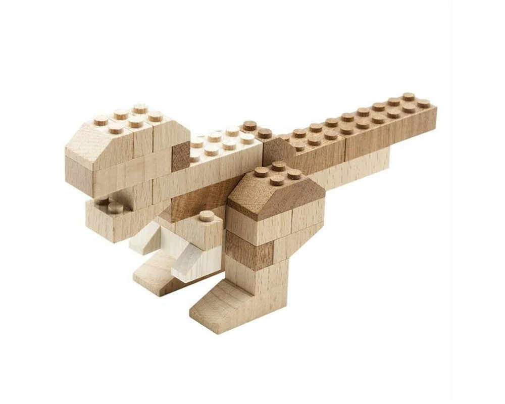 Timblo Holz Klemmbausteine Dinosaurier