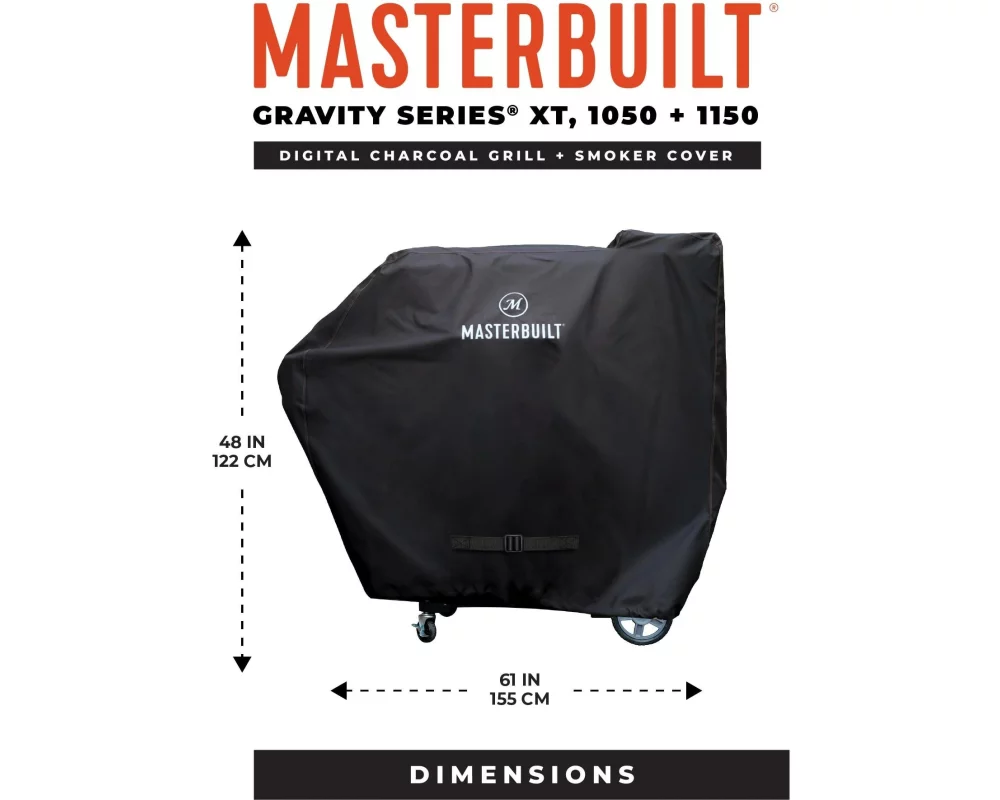 Masterbuilt Connected Charcoal Grosse Grillabdeckung