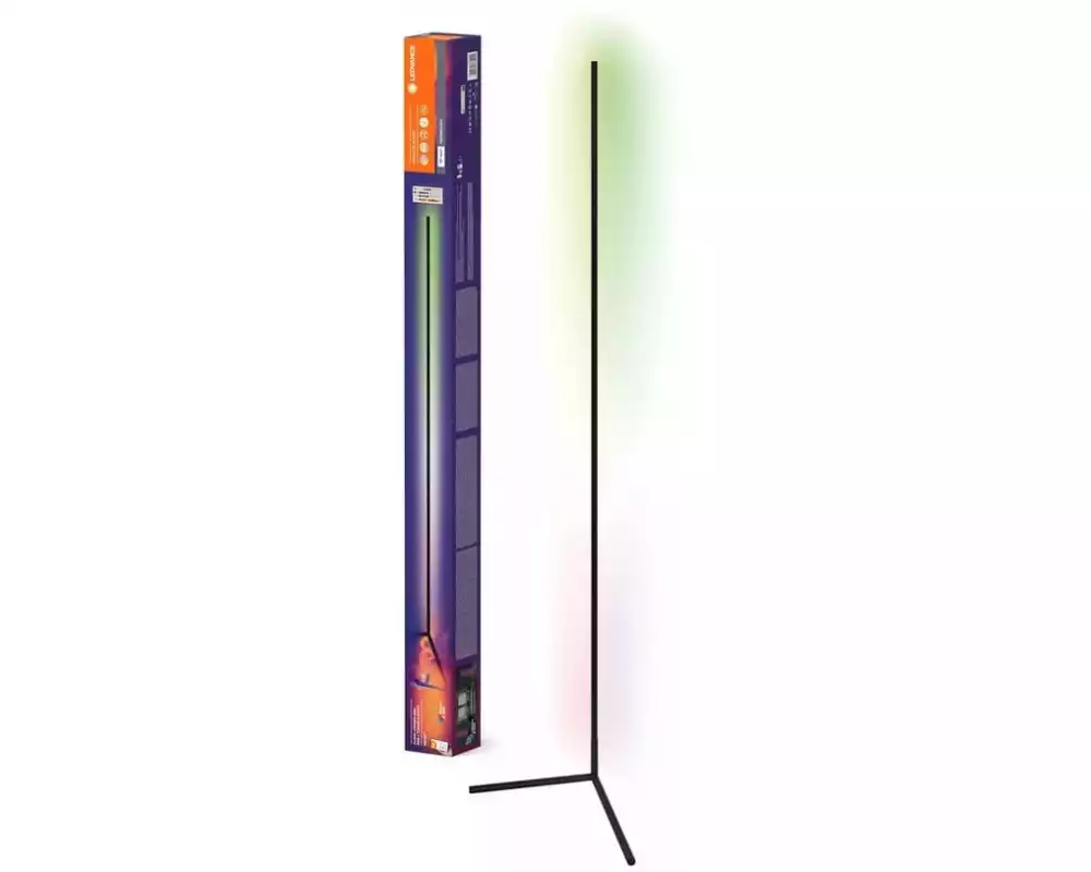 Ledvance Stehleuchte Smart+ Floor Corner, 200 cm, Schwarz