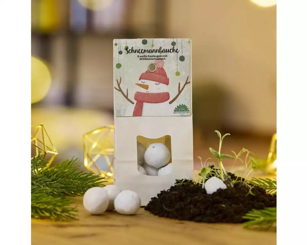 Die Stadtgärtner Schneemannbäuche Weiss, 19 Wildblumensamen