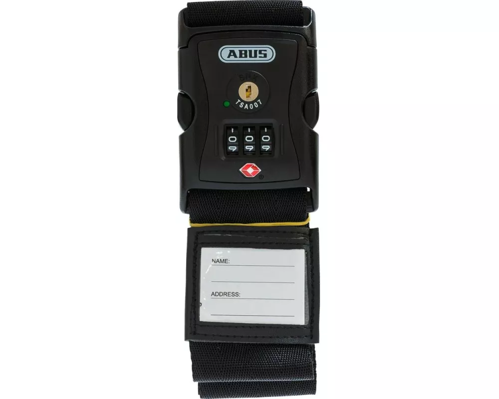 Abus Reiseschloss Kofferband 620TSA/192 Schwarz