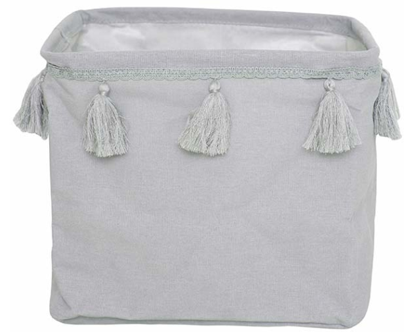 JABADABADO Aufbewahrungskorb K017 grau 28x28x24cm