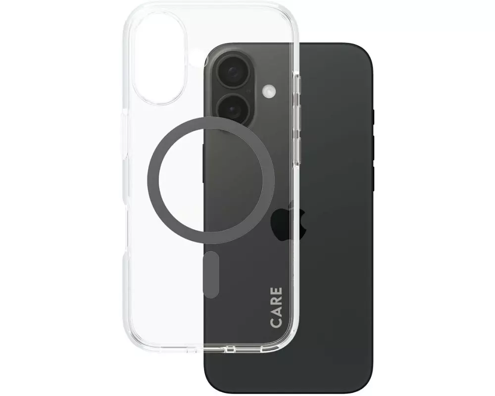 CARE Back Cover Flagship iPhone 16 Schwarz