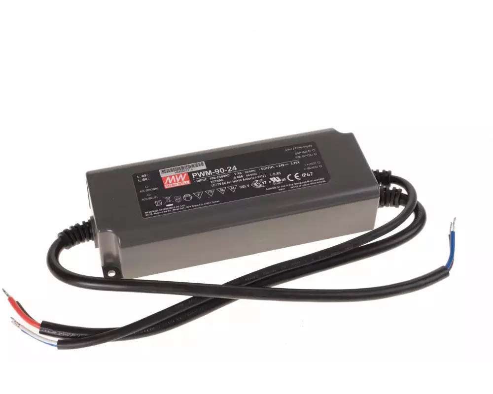 MeanWell LED-Treibernetzgerät 90 W, 24 V