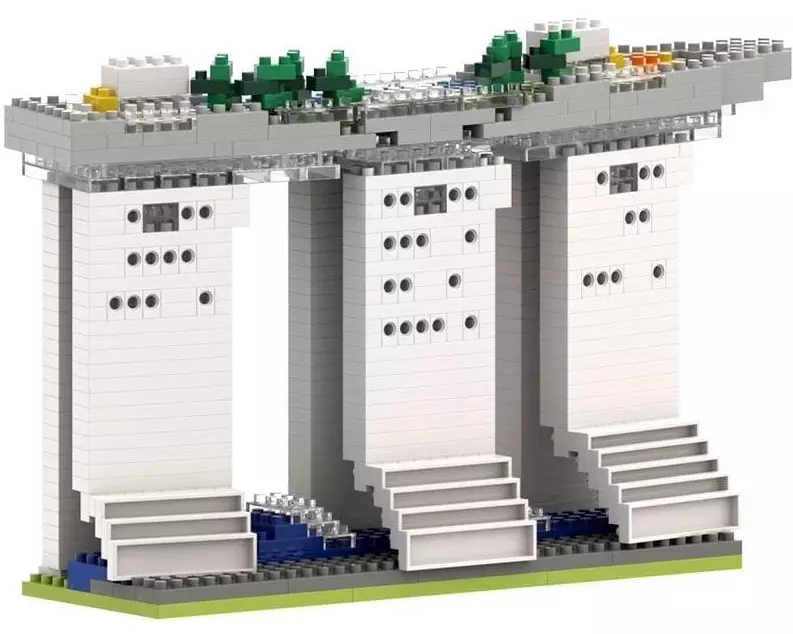 BRIXIES Bausteinmodell Marina Bay Sands