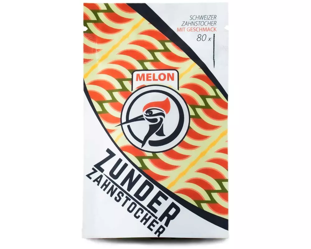 Zunder Zahnstocher Zahnstocher Melon Zahnstocher Im praktischen Beutel