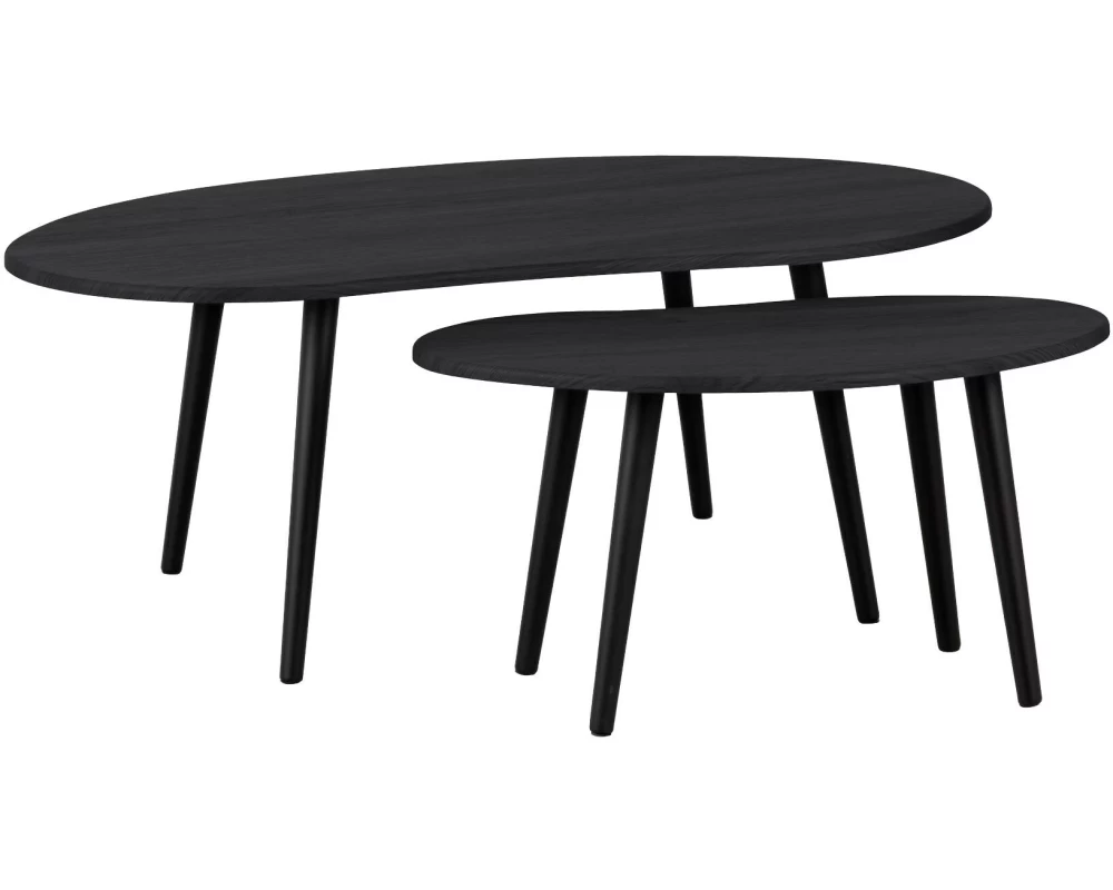 EGLO Beistelltisch Aloran 2er Set, Dunkelgrau