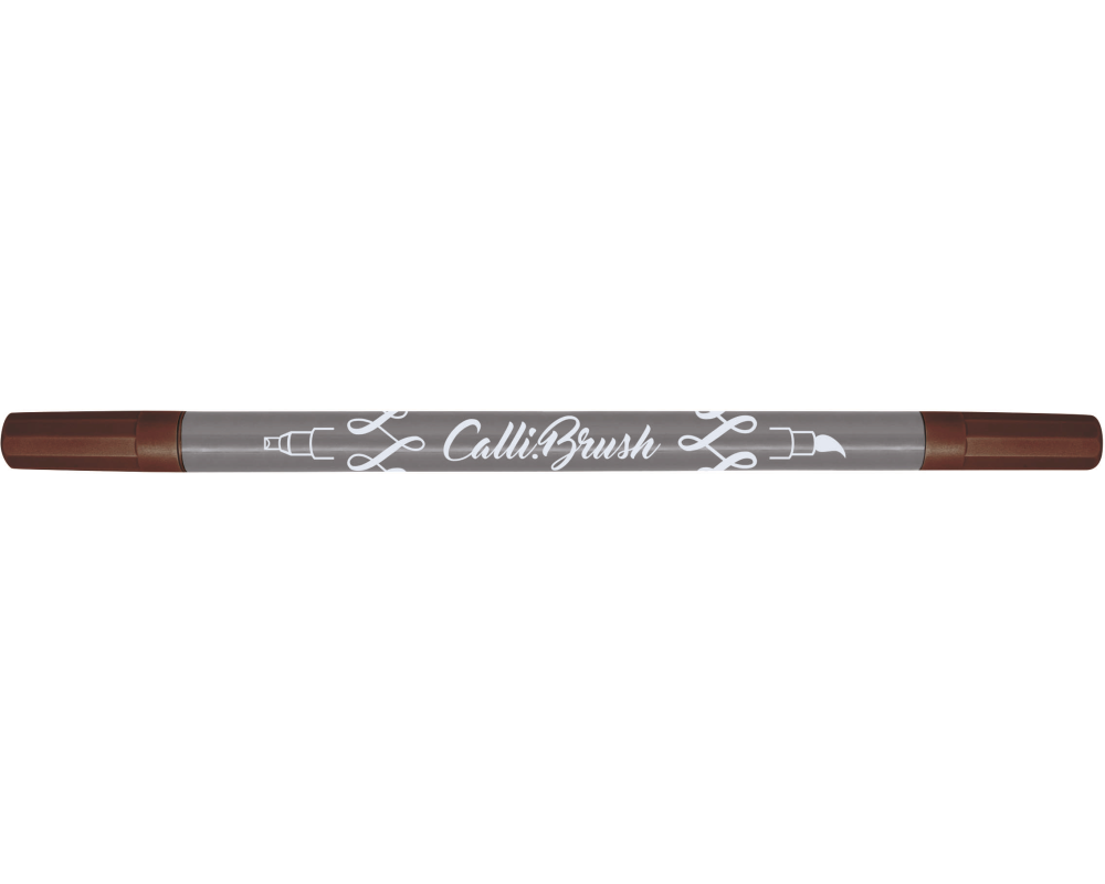 ONLINE Callibrush Pen Double Tip 2mm 19062/6 Brown