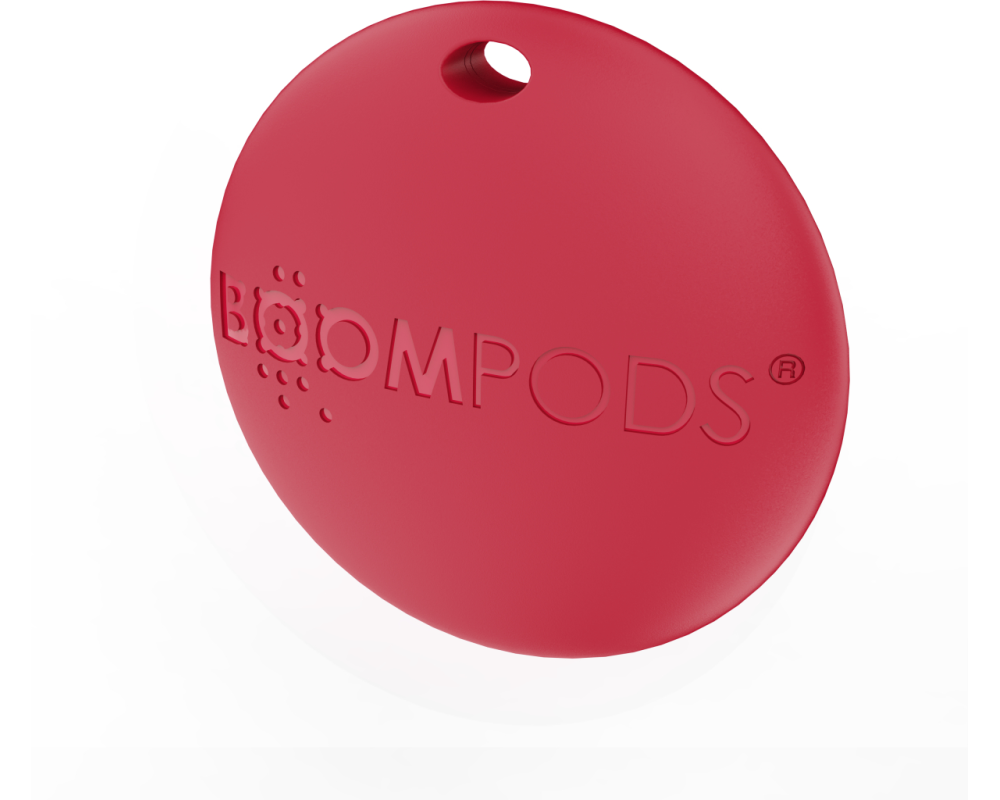 BOOMPODS Boomtag Smart Tracker TAGRED red