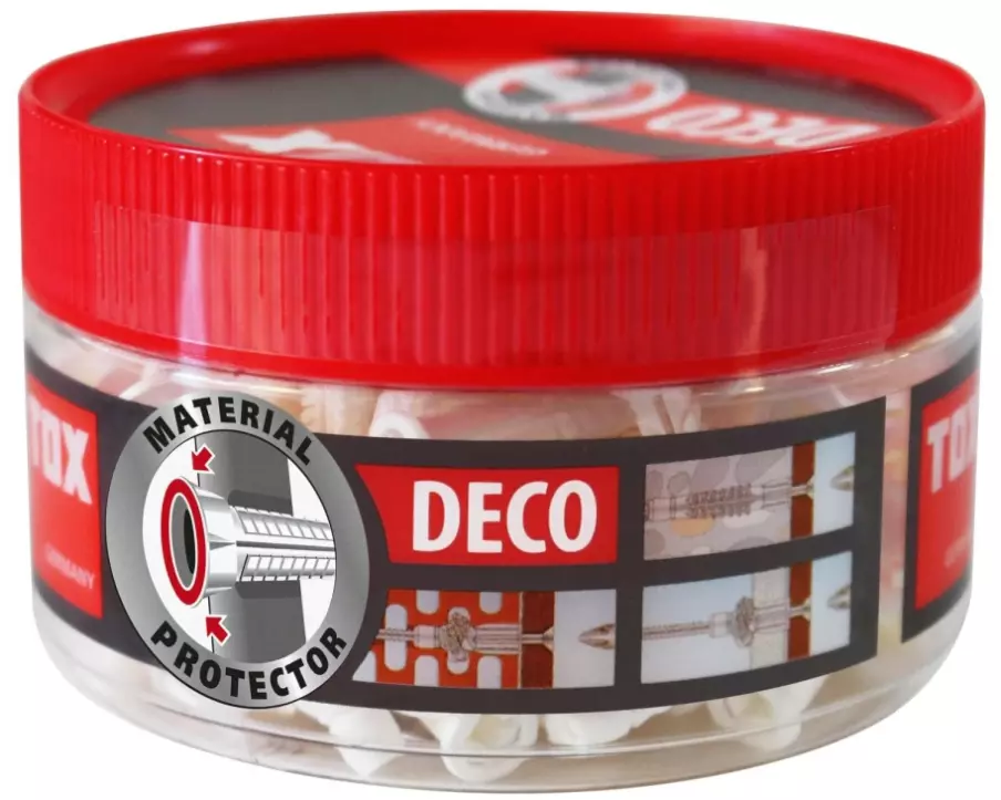 Tox-Dübel Allzweckdübel Deco 10x66 mm, Dose à 47 Stück