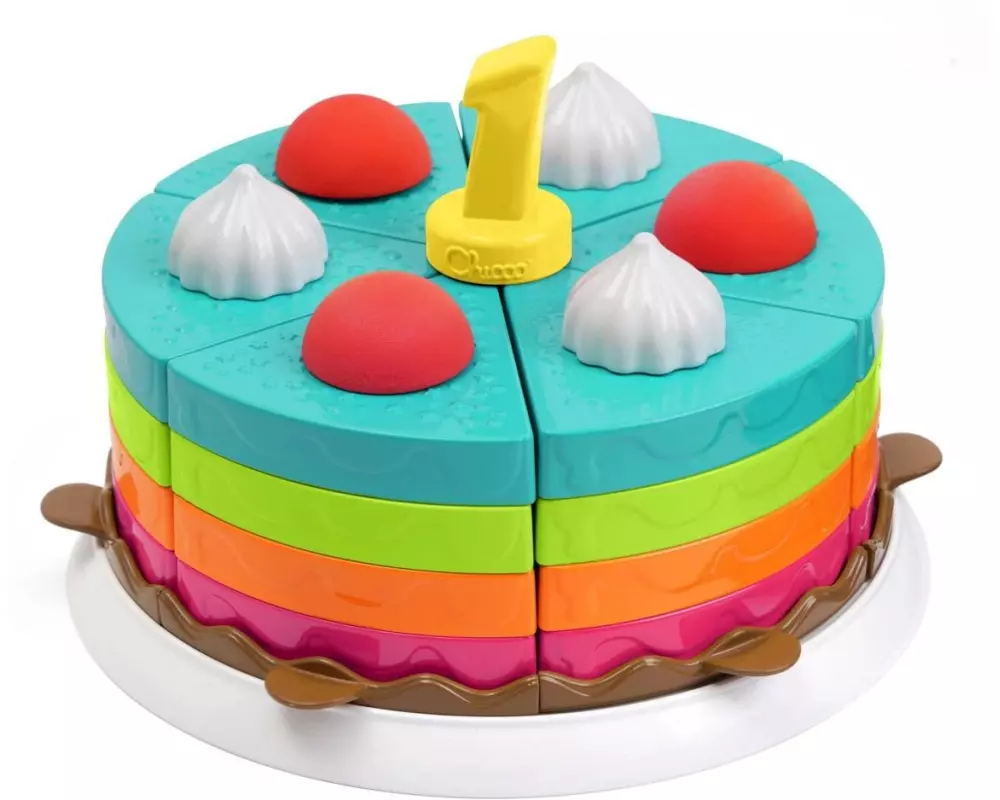 Chicco 2in1 Tortenkuchen-Spielset Regenbogen