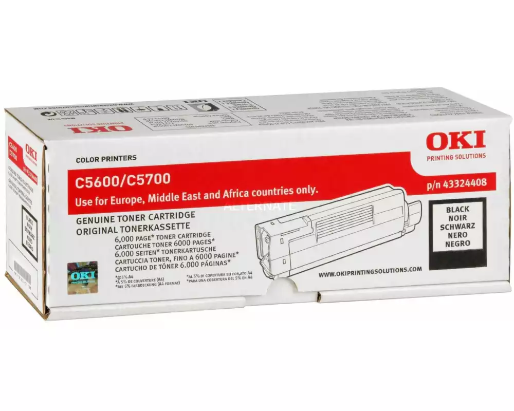 OKI Toner 43324408 Black