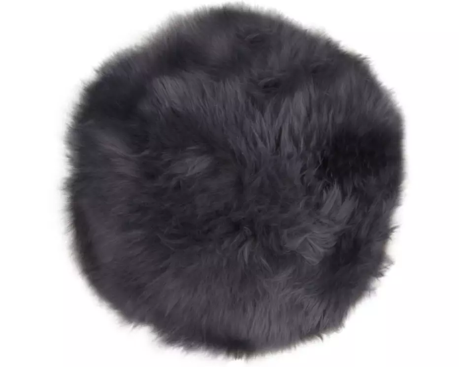 House Nordic Lammfell Ø 35 cm, Grau