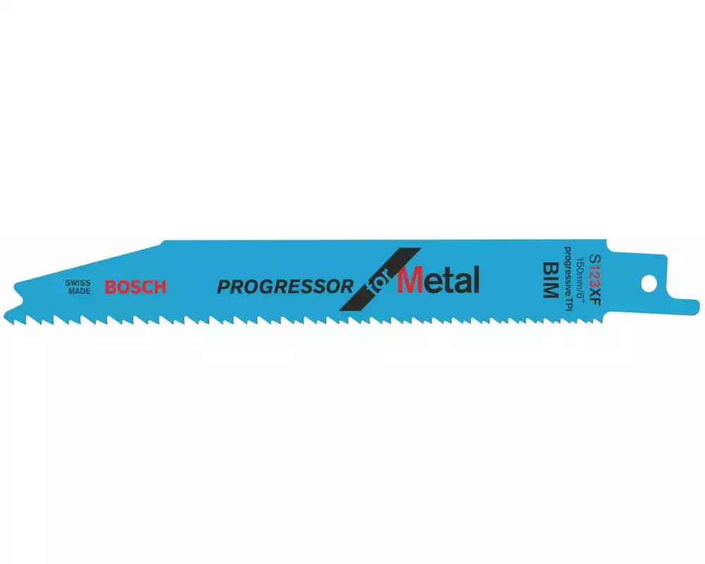 Bosch Professional Säbelsägeblatt S 123 XF Progressor for Metal, 100 Stück
