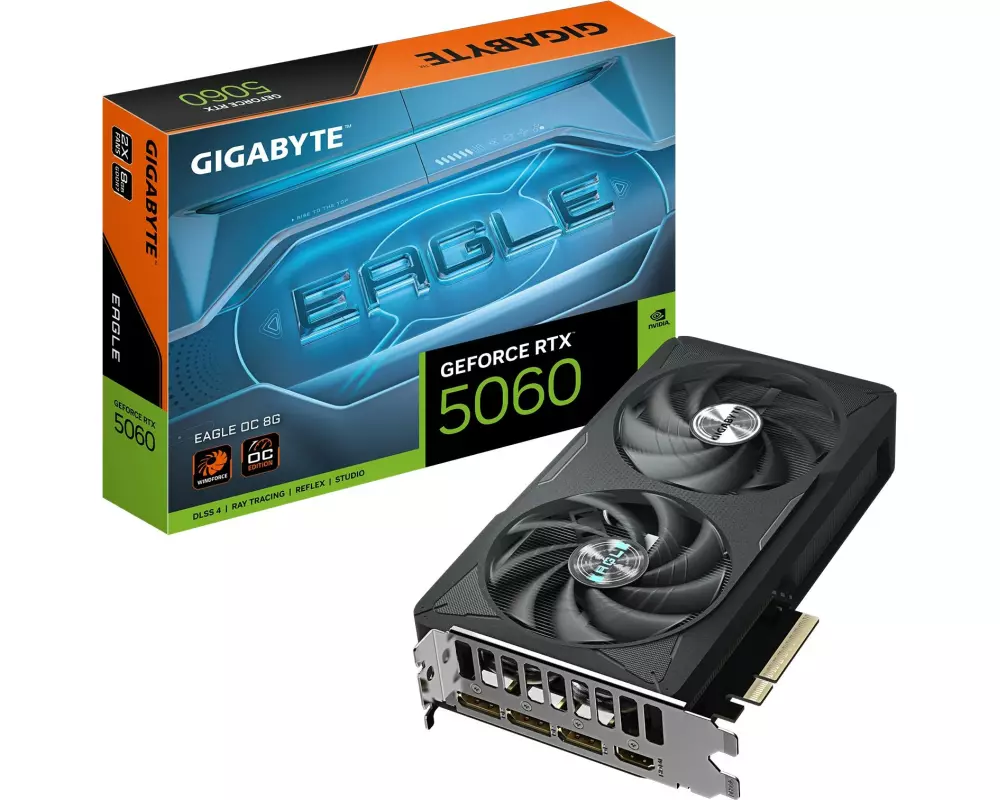 Gigabyte Grafikkarte GeForce RTX 5060 EAGLE OC 8G