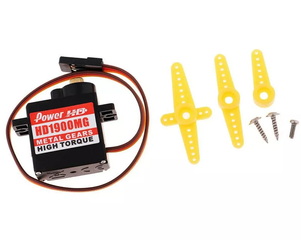 PowerHD Micro Servo HD-1900MG 1.5 kg, 0.08 s, Analog