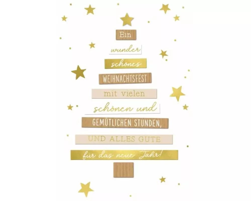 ABC Weihnachtskarte