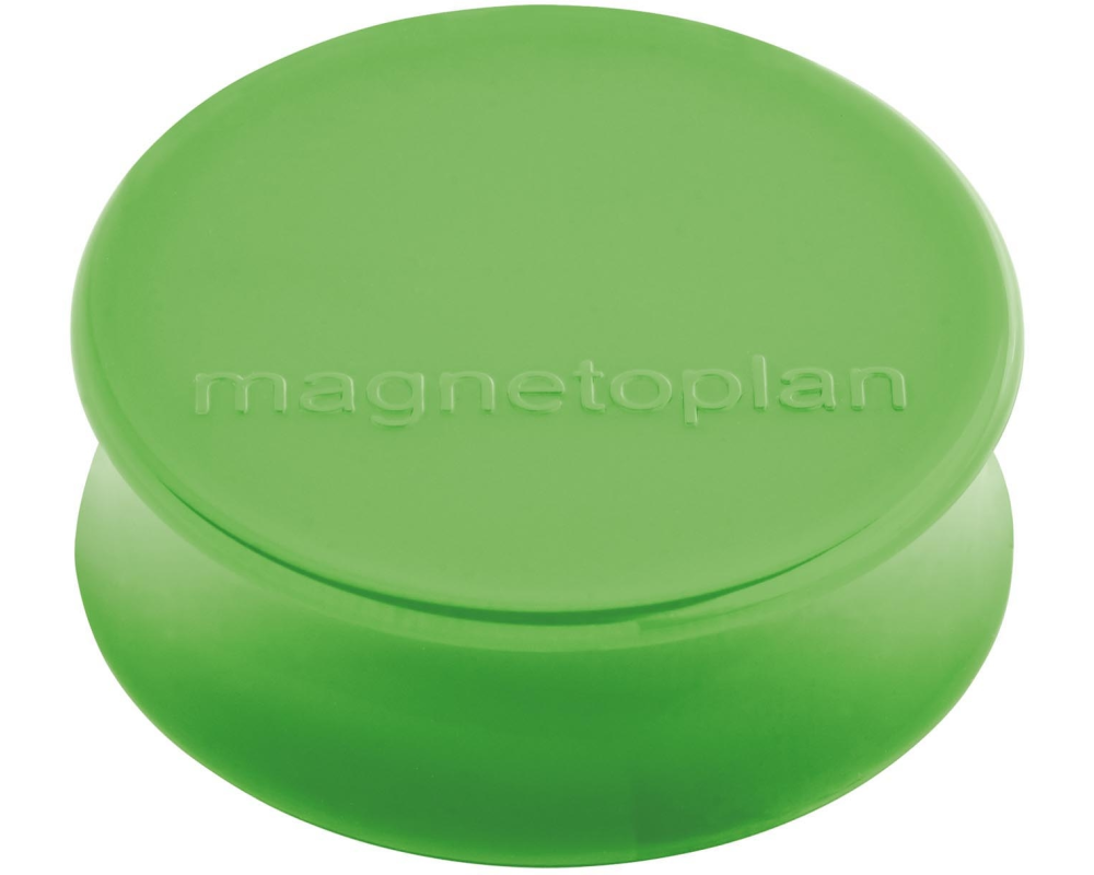 MAGNETOPLAN Magnet Ergo Large 10Stk. 16650105 maigrün 34x17.5mm