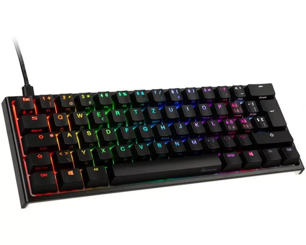 Ducky Gaming-Tastatur ONE 2 Mini RGB Cherry MX Black Switches
