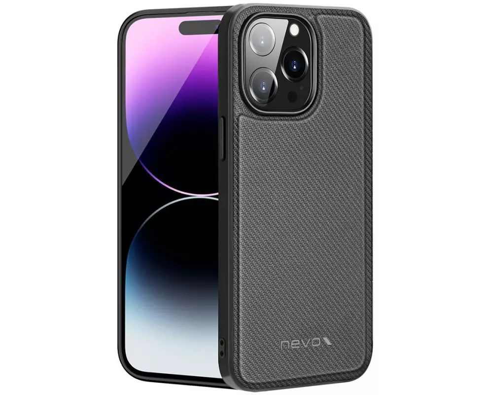 Nevox Back Cover StyleShell Nylo iPhone 15 Pro Max Schwarz