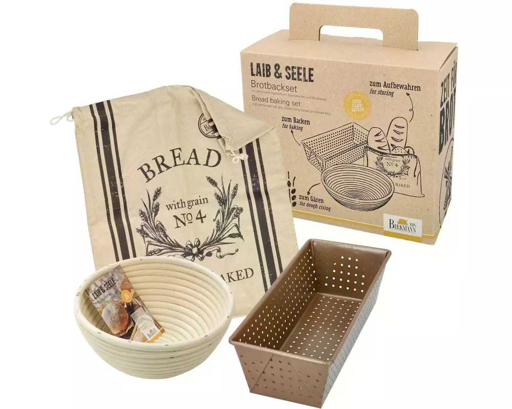 RBV Birkmann Backformen-Set Laib und Seele 3 -teilig