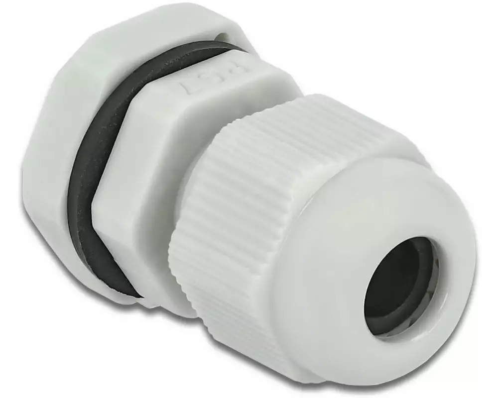 Delock Kabelverschraubung PG7, 15 mm 10 Stück, grau