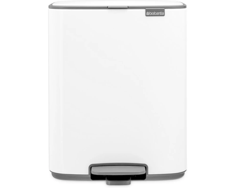 Brabantia Treteimer Bo 12 l, Weiss