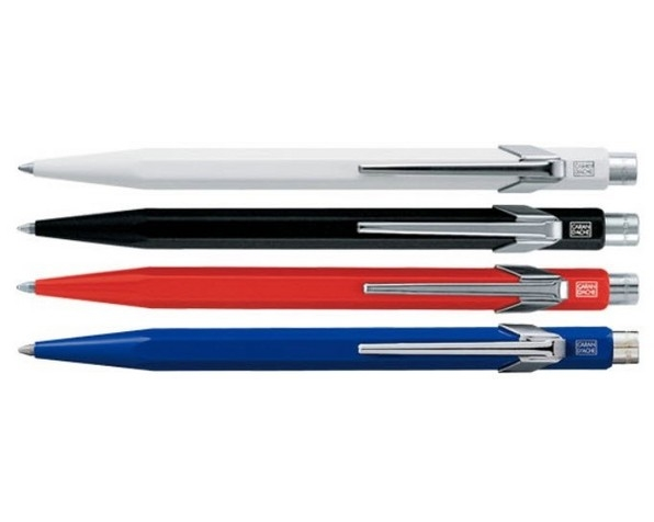 CARAN D'ACHE Kugelschreiber 849 Metall 849.260 rot,blau,schwarz oder weiss