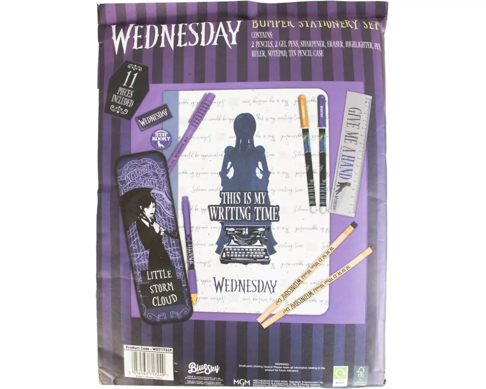 Thumbs Up! Wednesday Schreibwaren Set 11-teilig Mehrfarbig