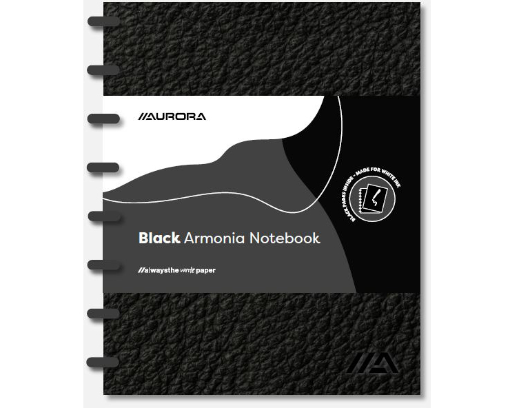 ADOC Ringbuch Armonia A5 3000.001 schwarz, blanko 40 Blatt