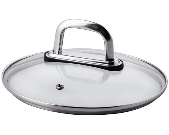 Lunasol Pfannendeckel 20 cm, Transparent/Silbergrau