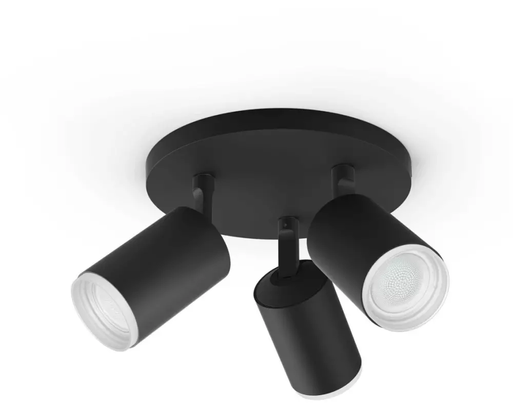 Philips Hue Aufbauspot Fugato 5063330P7, Bluetooth Schwarz