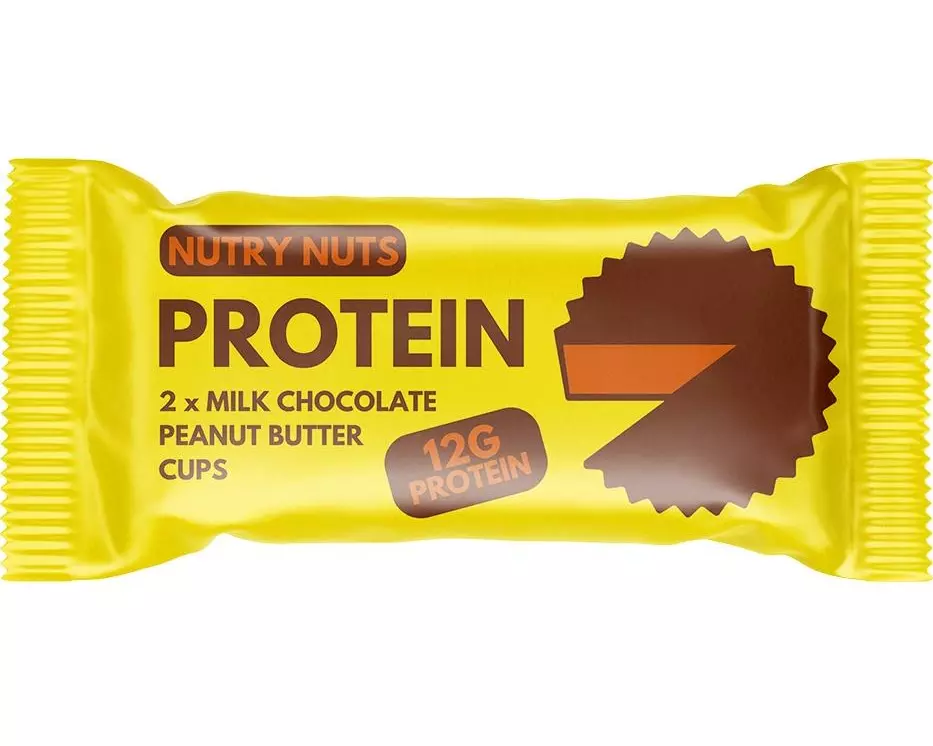 Nutry Nuts Riegel Protein Cups Milk Chocolate 12 x 42 g