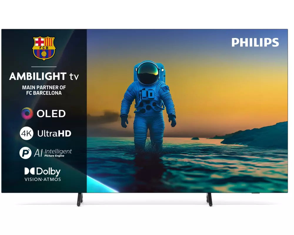 Philips TV 77OLED810/12 77" 4K OLED Ambilight TV, 2025