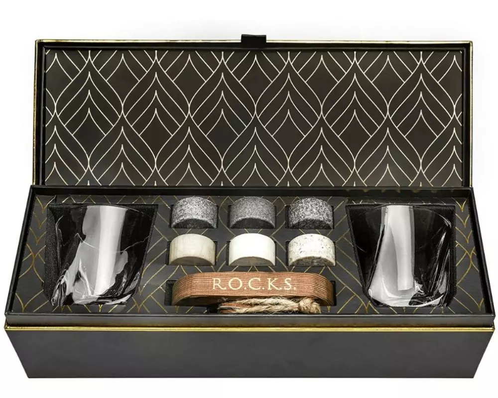 R.O.C.K.S. Whisky-Set Twist 200 ml, Transparent