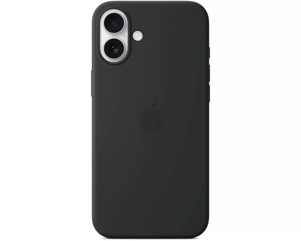 Apple Silicone Case mit MagSafe iPhone 16 Plus Schwarz