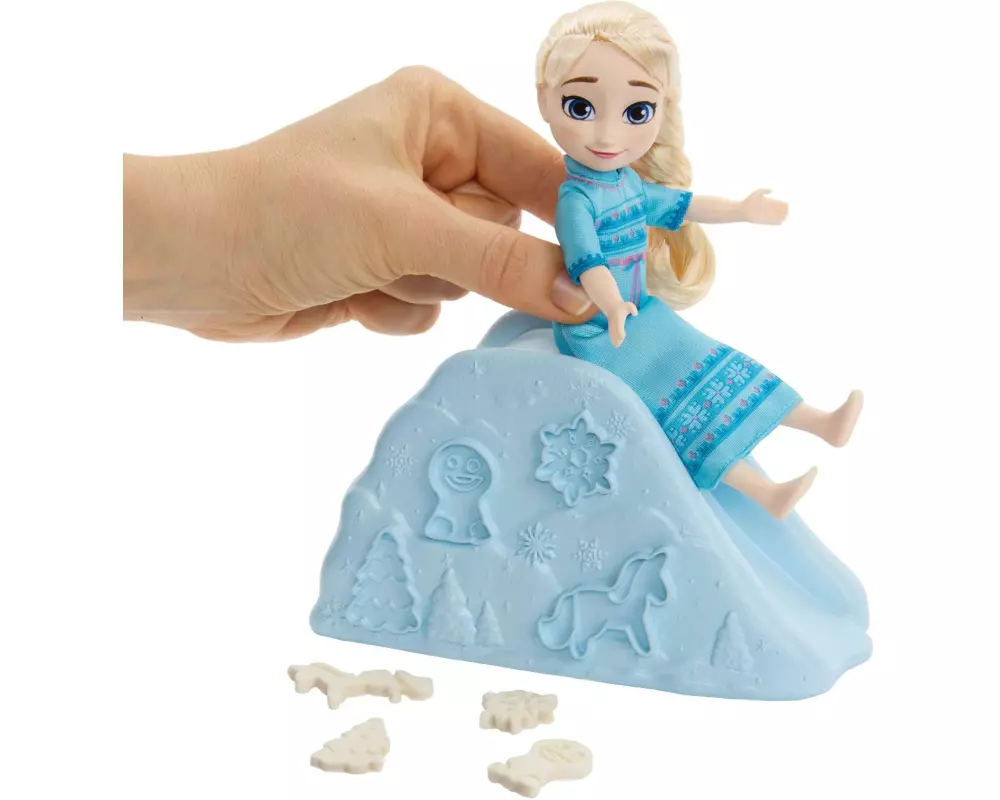 Disney Princess Eiskönigin Puppe der jungen Elsa mit Knete
