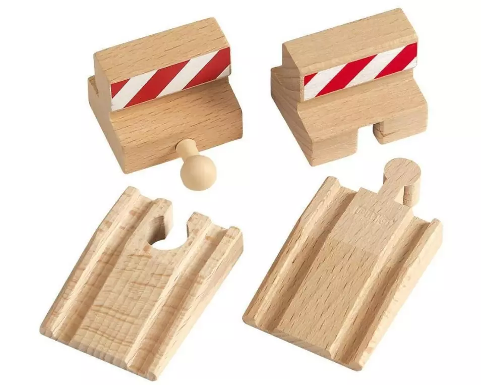BRIO Eisenbahn Rampen und Prellböcke