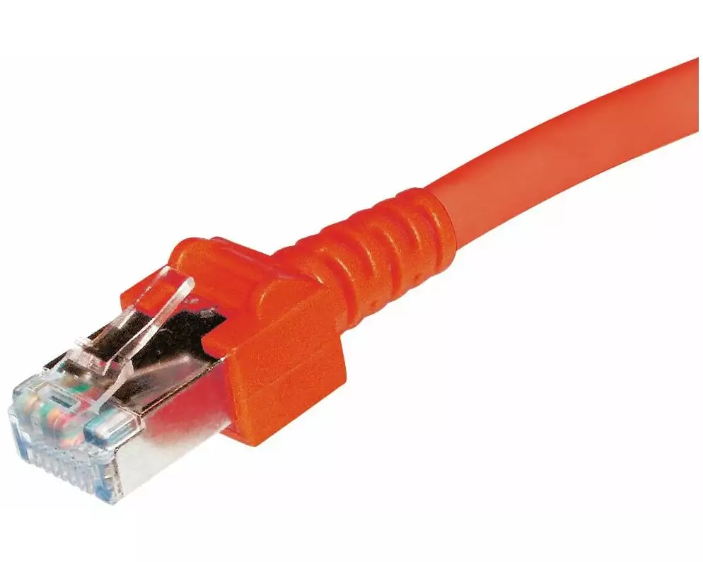 Dätwyler IT Infra Patchkabel Cat 5e, S/UTP, 1 m, Rot