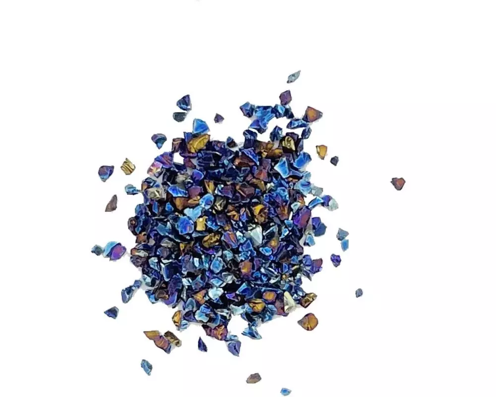 Jesmonite Farbpigmente Glitzerchips 30g, Mix farbig dunkel