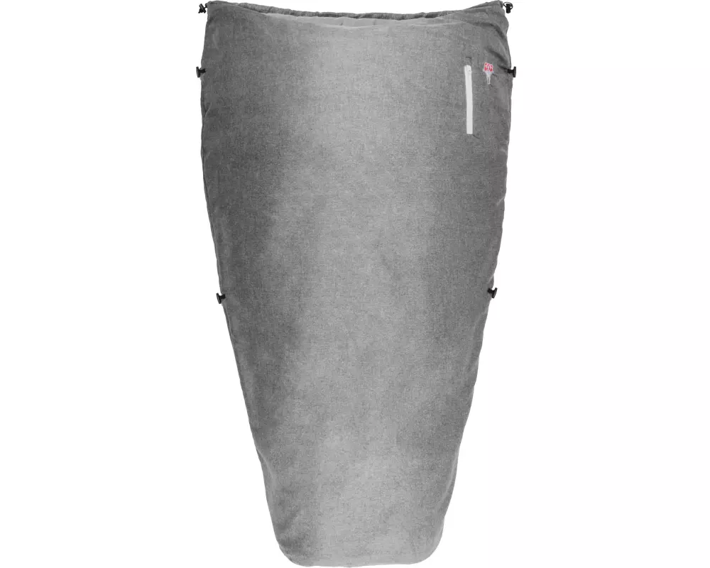Grüezi Bag Leichtschlafsack Feater – Die Fuss-Heizung 200 cm, Grau