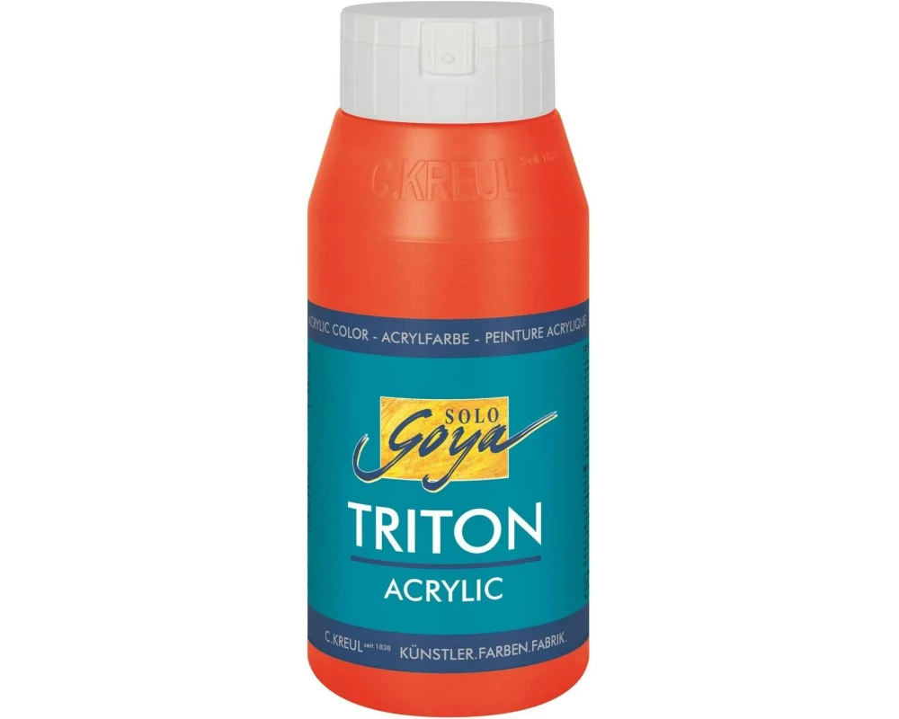 Kreul Acrylfarbe Triton Acrylic Liquid Echtrot 750 ml