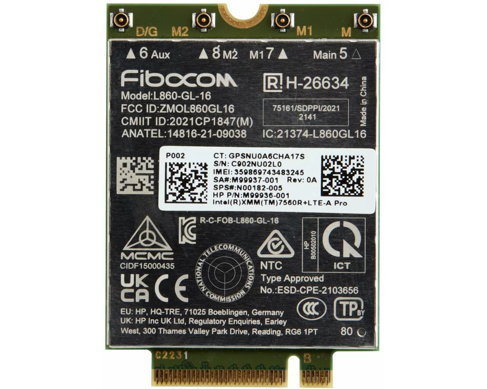 HP Modul XMM 7560 R+ LTE-Advanced Pro WWAN