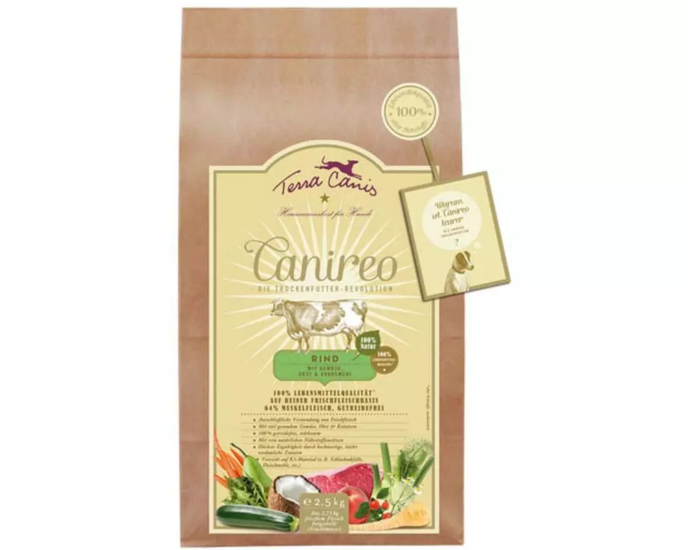 Terra Canis Trockenfutter Canireo Rind, 2.5 kg
