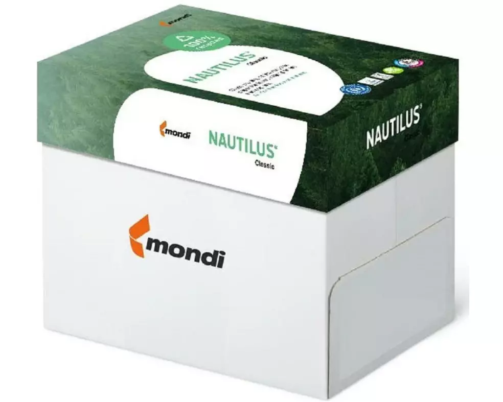 Nautilus Kopierpapier Classic Recycling A4, 80 g/m², 2500 Blatt
