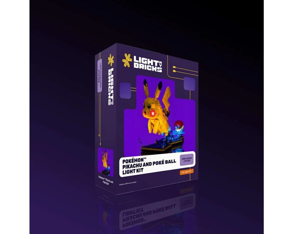 Light My Bricks LED-Licht-Set für LEGO Pokémon Pikachu und Pokéball