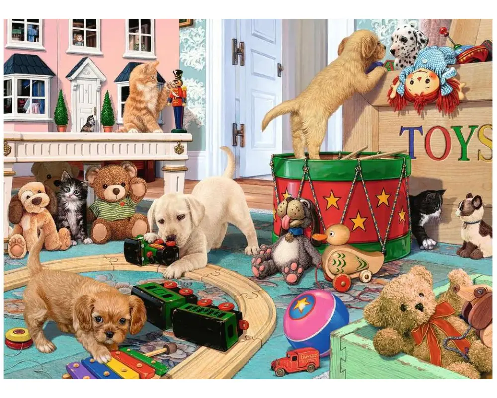 Ravensburger Puzzle Verspielte Welpen 150 XXL Teile
